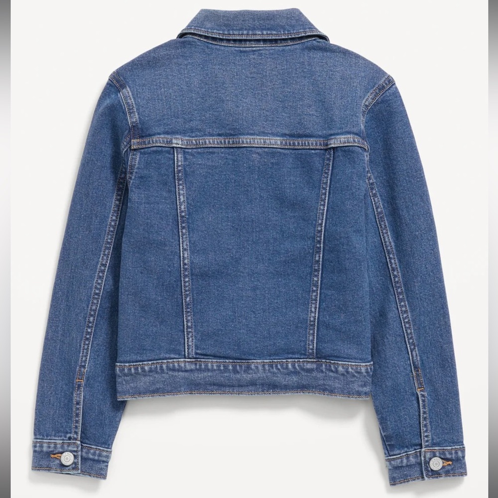Old Navy Jean Trucker Jacket for Girls size L 10-12 - Picture 2 of 7